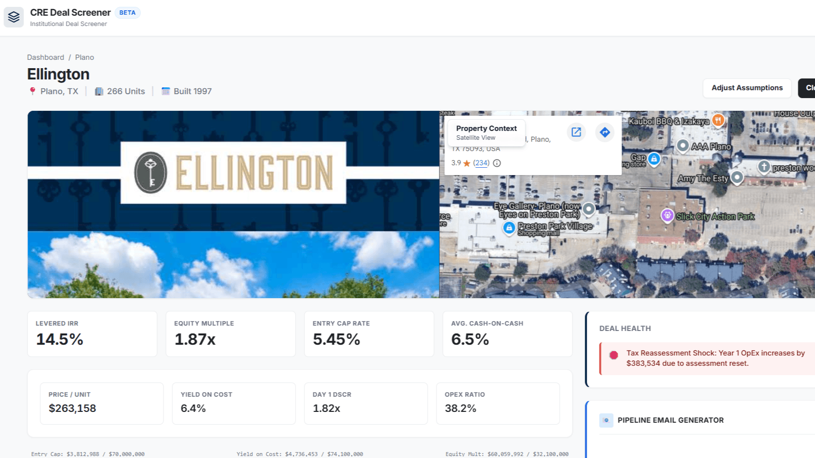 T12 Deal Screener screenshot