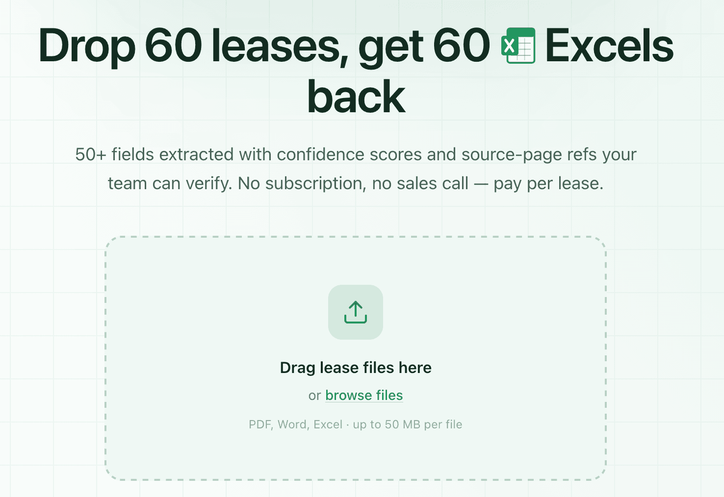 AI Lease Parser screenshot