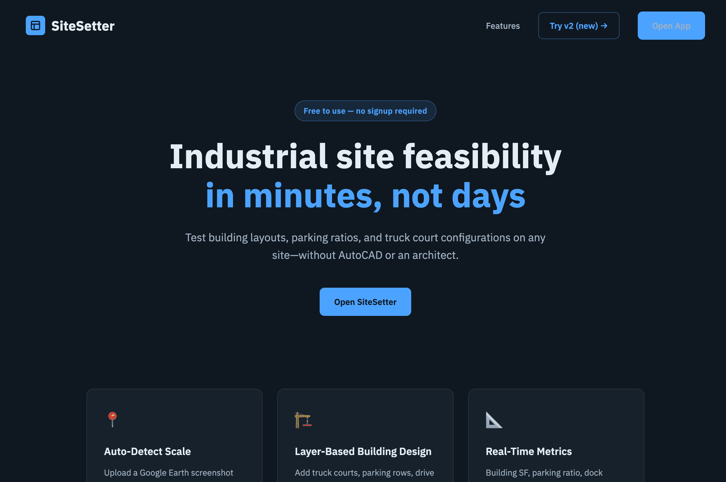 Sitesetter.io screenshot